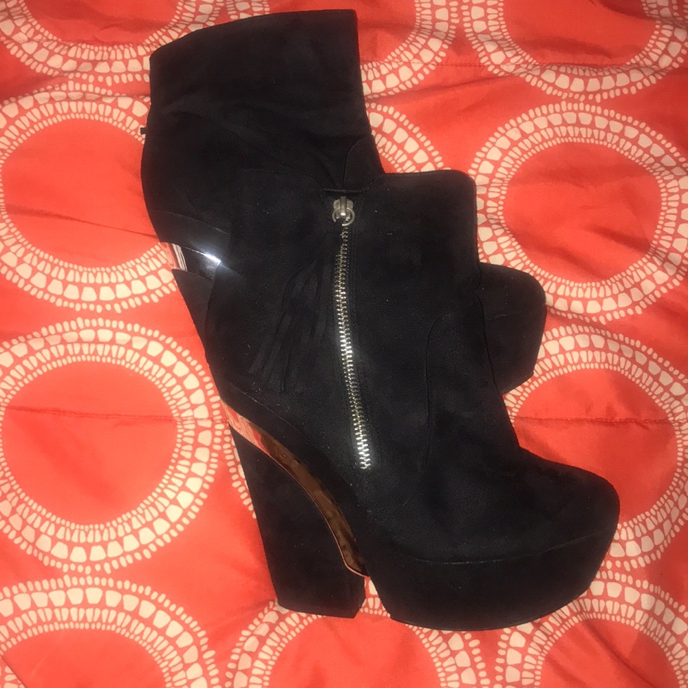 Platform booties